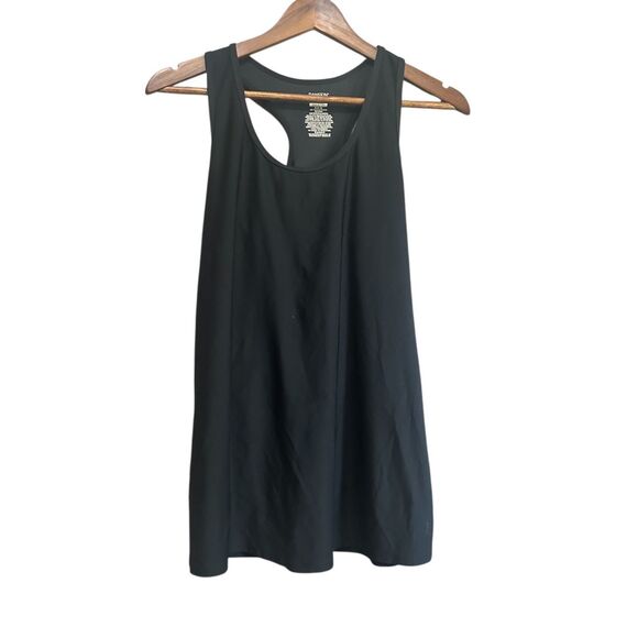 Danskin Now Black Racerback Tank Dress Sleeveless Casual - Picture 1 of 7